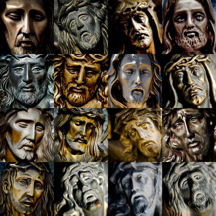 images of jesus face. Jesus came with his disciples